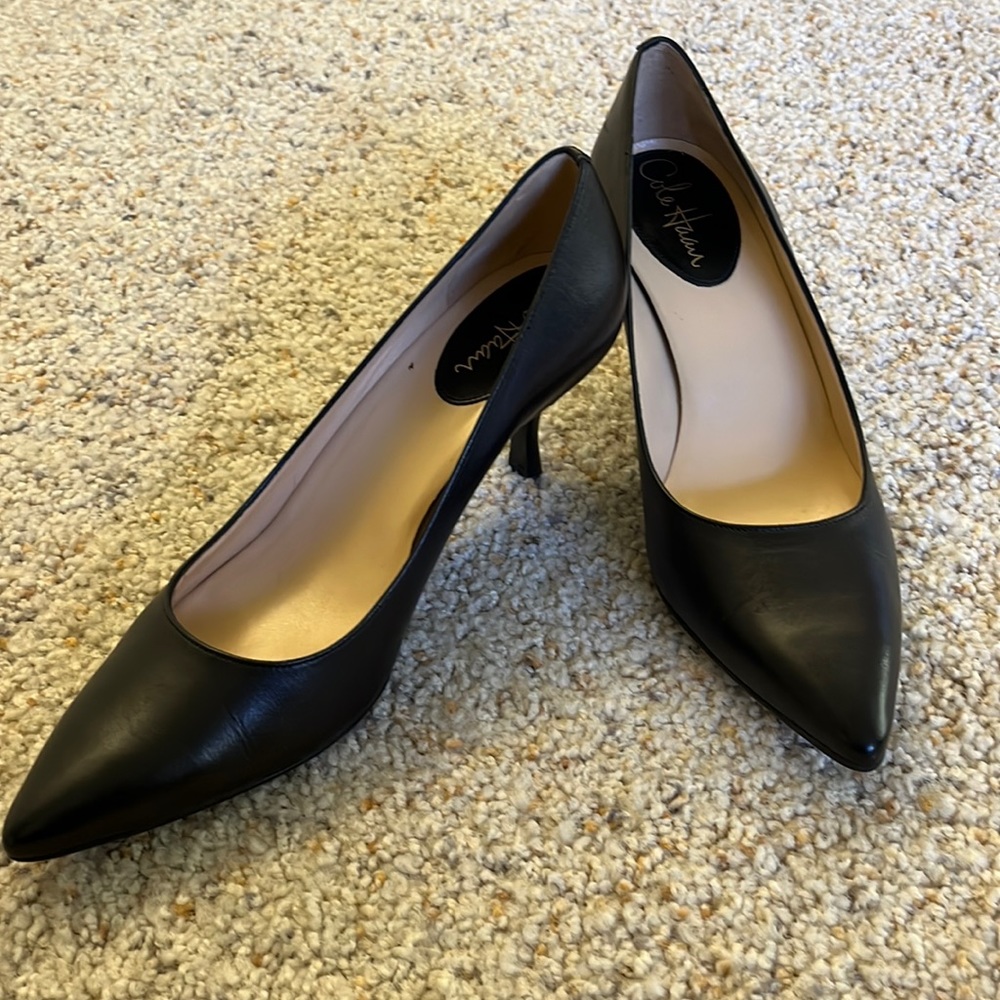 COLE HAHN HEELS WORN ONCE